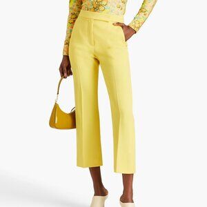TORY BURCH Wool-twill straight-leg pants